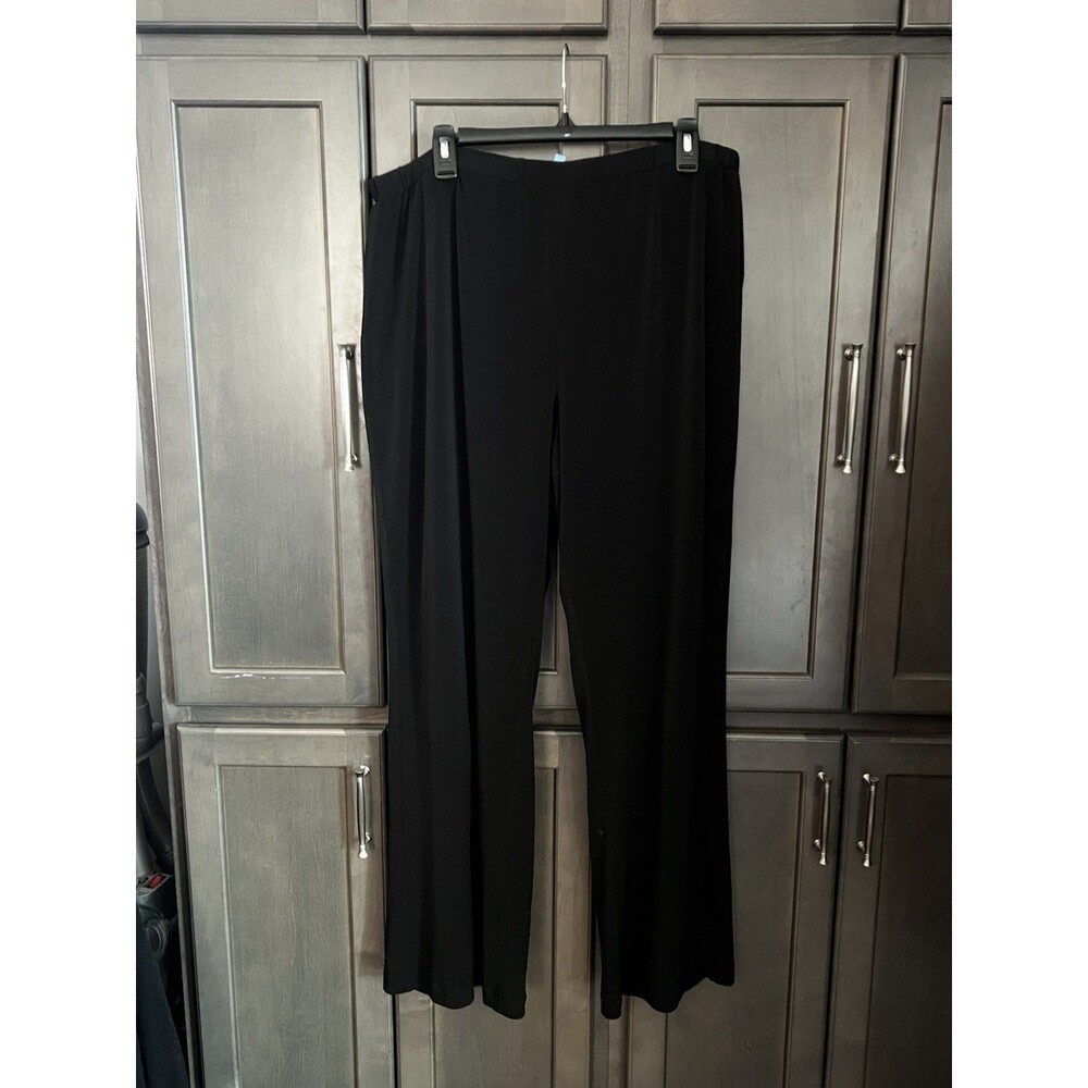 B-slim Active Pants Women’s Black 1X Polyester Blend